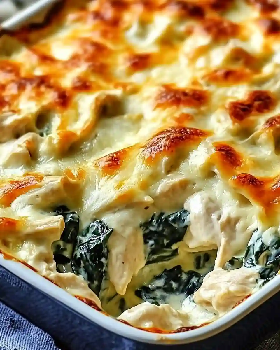 Creamy Chicken and Spinach Casserole: Comfort Food Made Easy