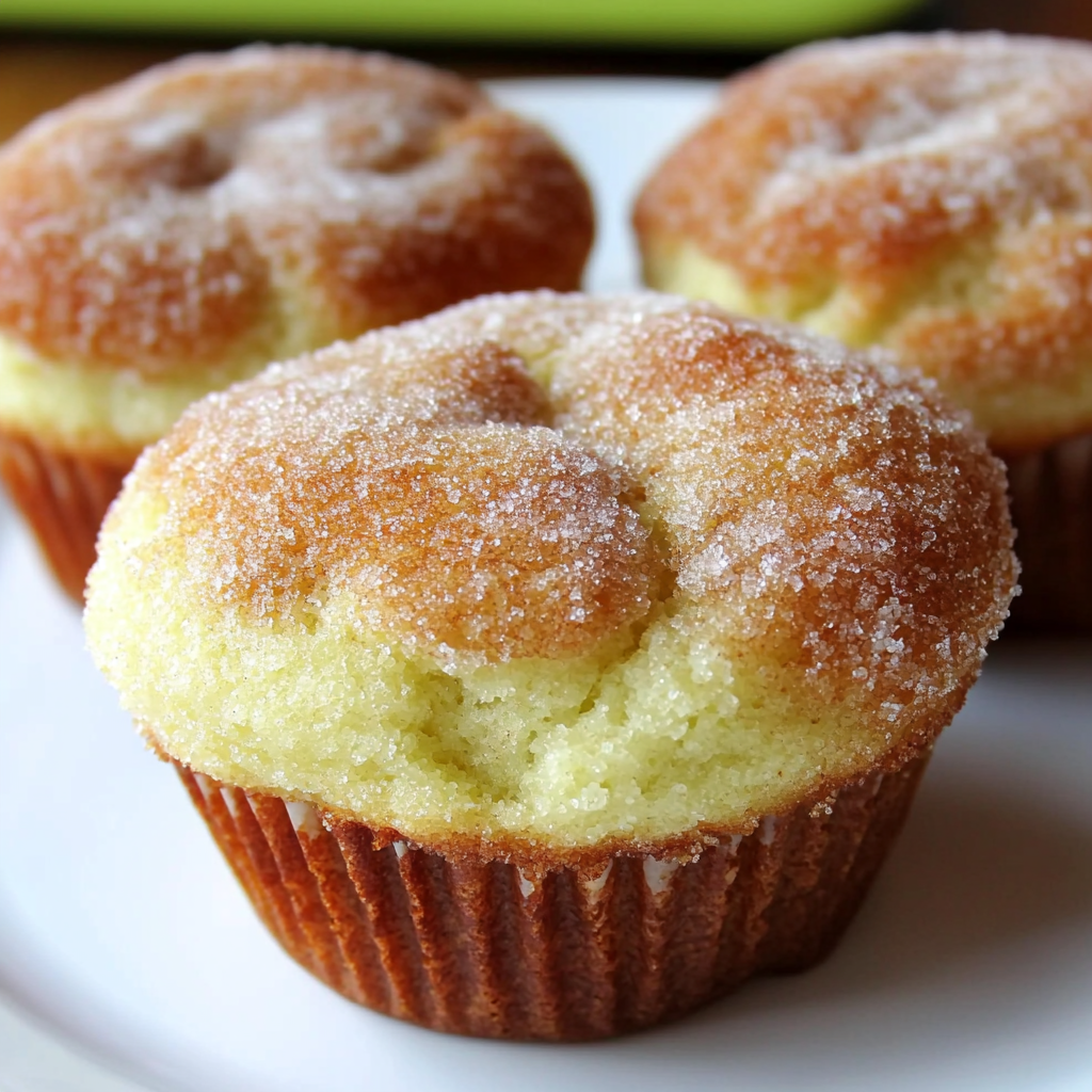 Grandma’s Fluffy Cinnamon Sugar Donut Muffins