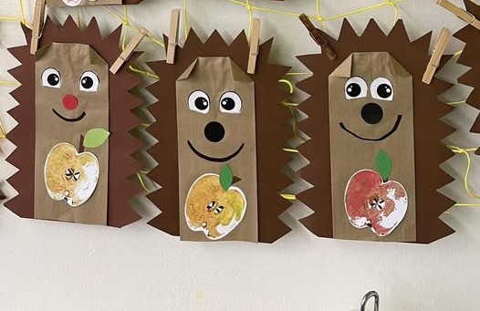 Make Your Own Hedgehog Paper Bag Craft
