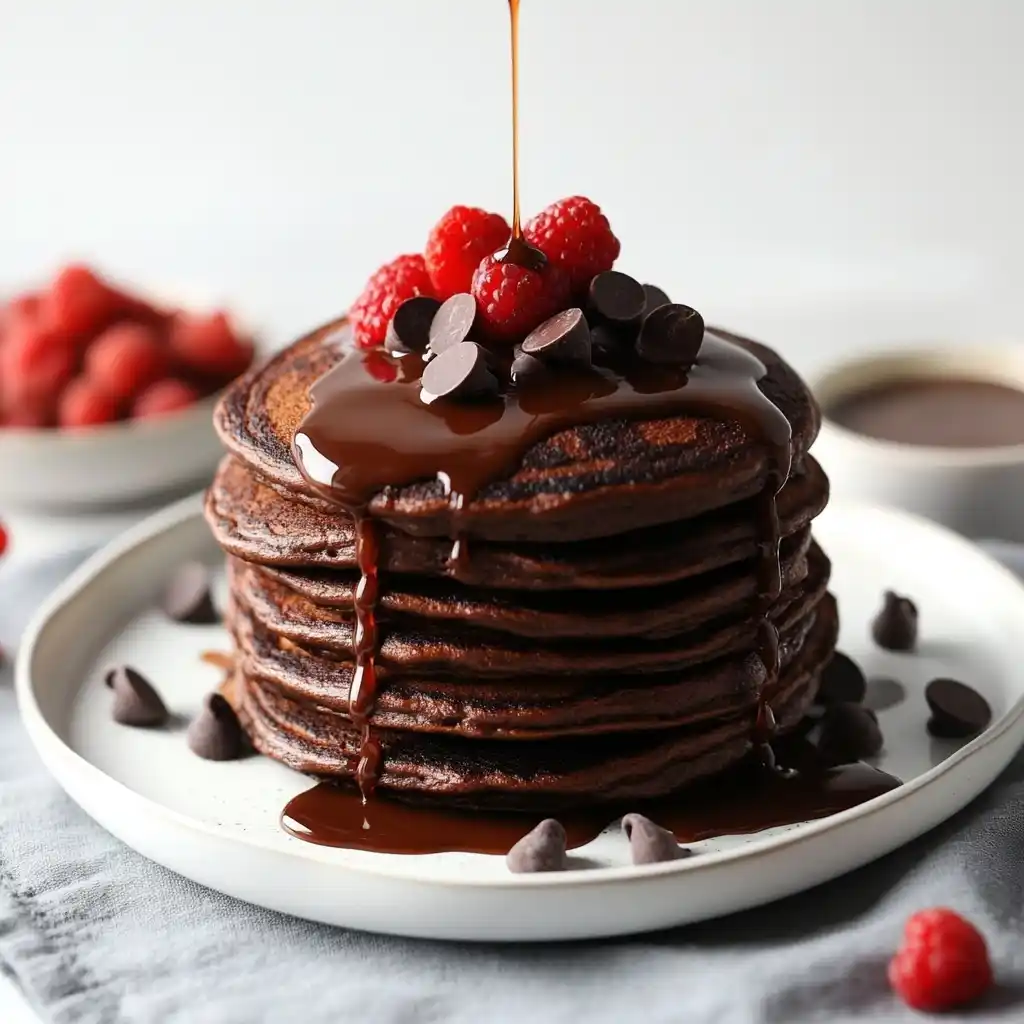 Double Chocolate Pancakes Delight: A Chocolate Lover’s Dream Come True