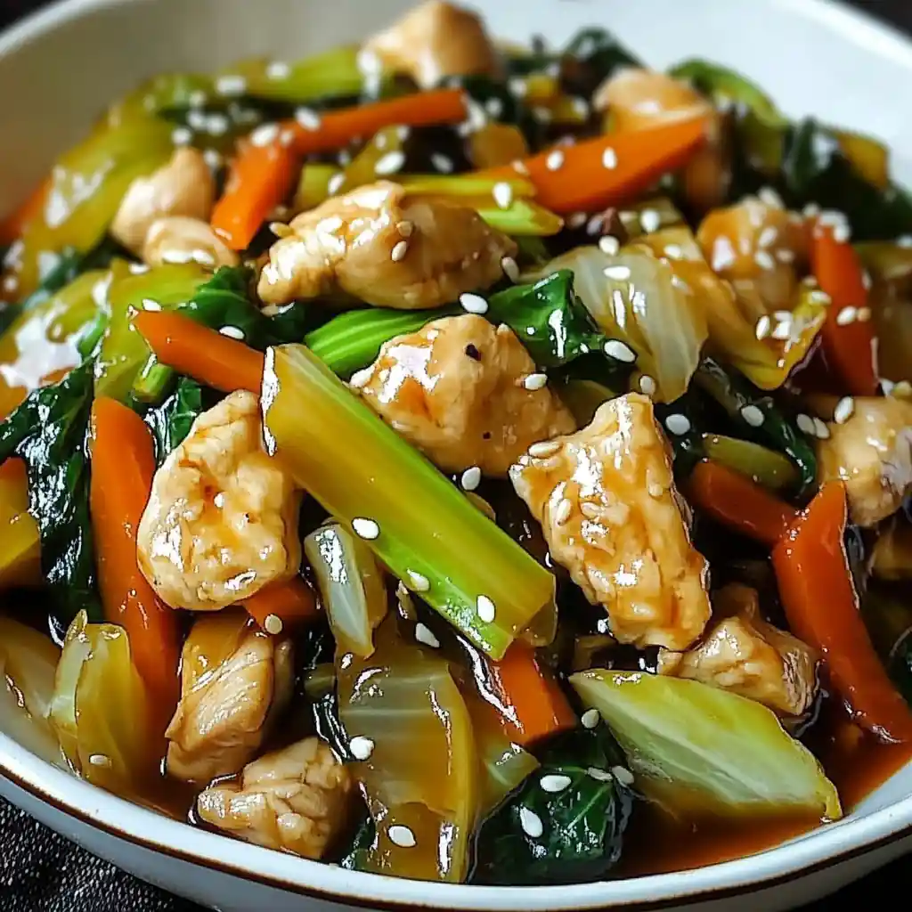 A Flavorful Twist: Chinese Chicken Cabbage Stir-Fry
