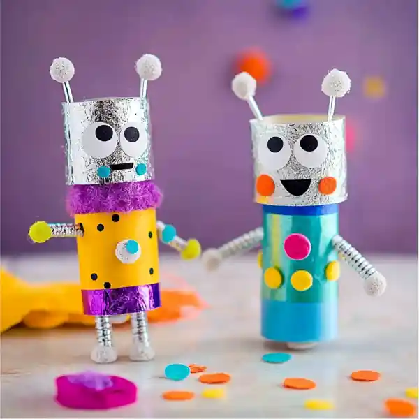 Turn Trash into Treasure: How to Make a Robot Toilet Paper Roll Craft