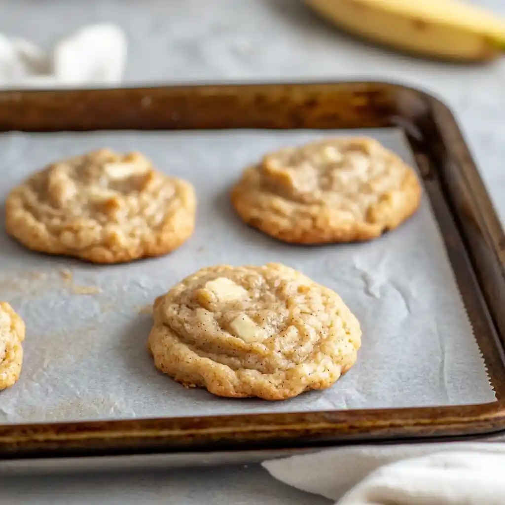 Soft Banana Bread Cookies
