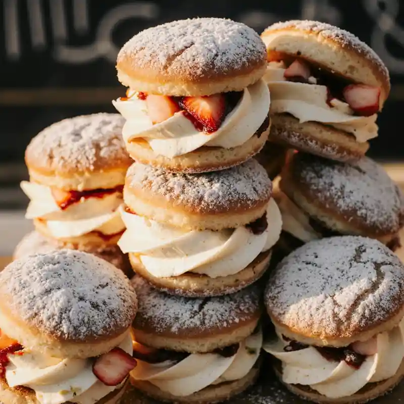 Strawberry Cream Bombs: Soft, Fluffy &amp; Filled with Sweetness