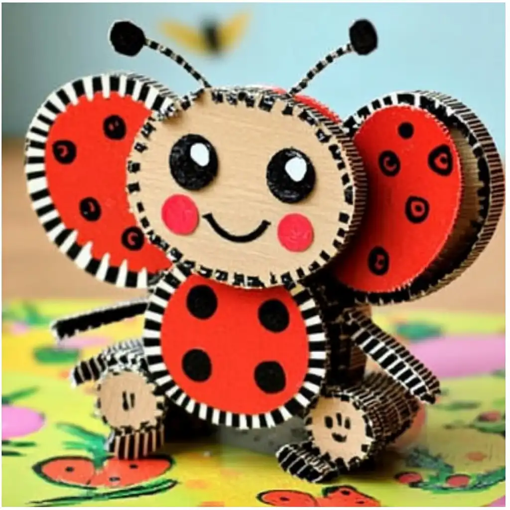 Cardboard Bug Crafts for Kids